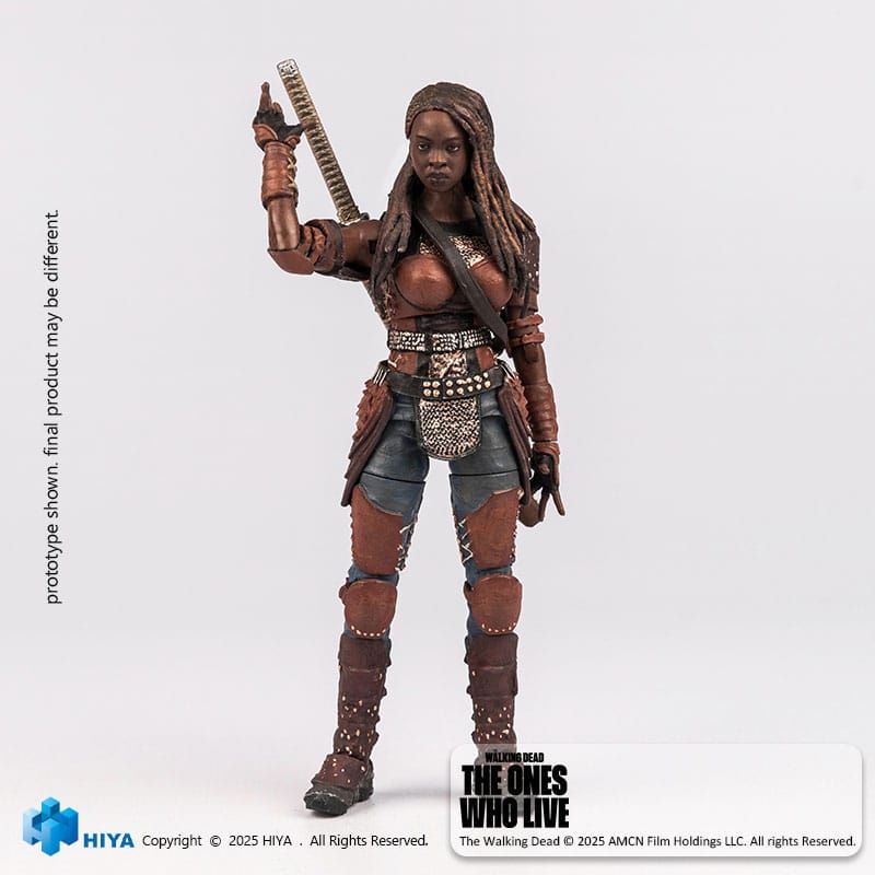 The Walking Dead : The Ones Who Lived - Figurine 1/18 Exquisite Mini Michonne 10 cm - Hiya Toys