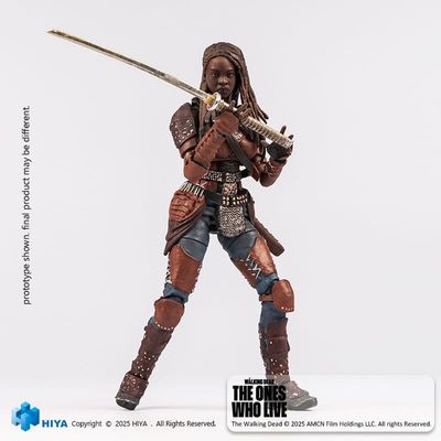 The Walking Dead : The Ones Who Lived - Figurine 1/18 Exquisite Mini Michonne 10 cm - Hiya Toys