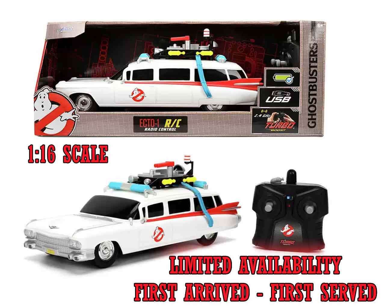 Ghostbusters - Voiture Télécommandée RC 1/16 Ecto-1 - Jada Toys