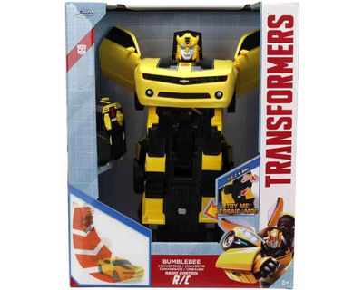 Transformers - Voiture Radio Commandée Bumblebee transformable en Robot - Jada Toys