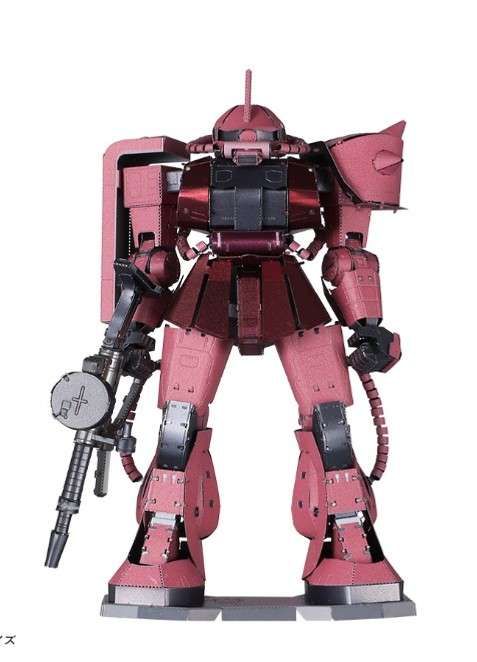 Gundam - Metallic Nano Puzzle Zaku de Char 12,5 cm - Plex