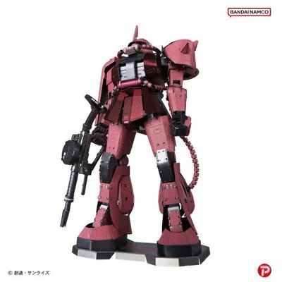 Gundam - Metallic Nano Puzzle Zaku de Char 12,5 cm - Plex