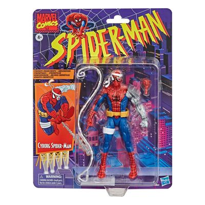 Marvel - Figurine Cyborg Spider-Man Marvel Retro Collection 15 cm - Hasbro
