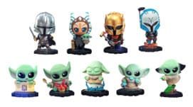 Star Wars The Mandalorian présentoir boîte-mystère Figurines mini Cosbi 8 cm (8) - YuMe Toys