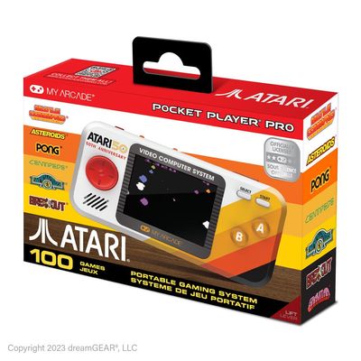 Atari Console de jeu portable Pocket Player Pro - My Arcade