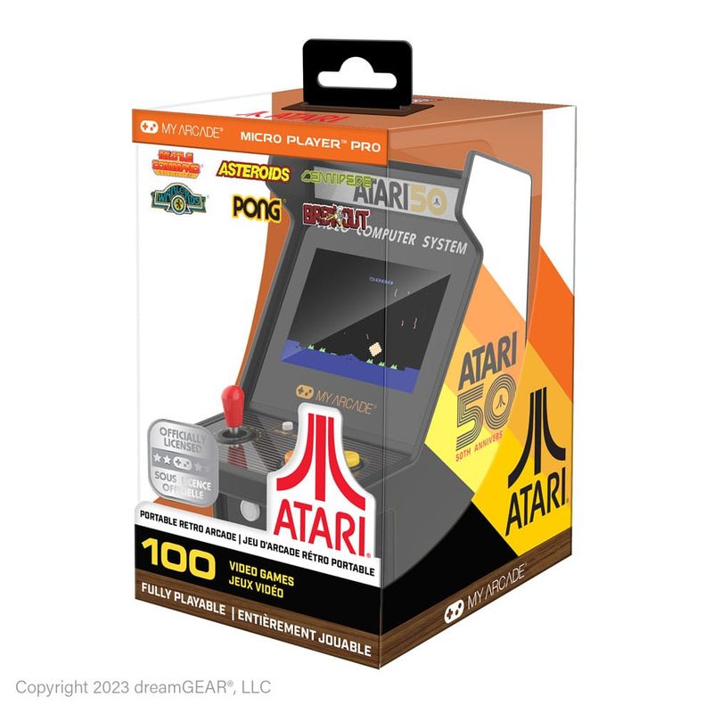 Atari Console de jeu rétro portable Arcade Micro Player Pro  - My Arcade