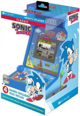 Sonic The Hedgehog Console de jeu rétro portable Arcade Mighty Player - My Arcade