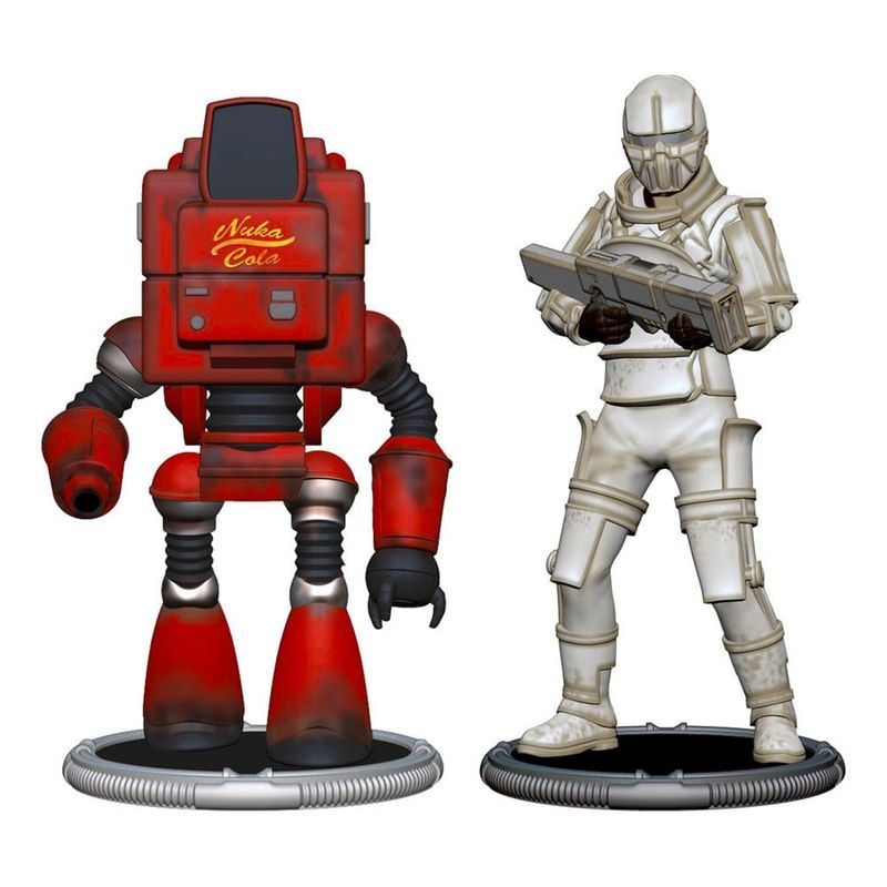 Fallout Pack 2 Figurines Set B Nukatron & Synth 7 cm  - Syndicate Collectibles Fallout Pack 2 Figurines Set B Nukatron & Synth 7 cm  - Syndicate Collectibles