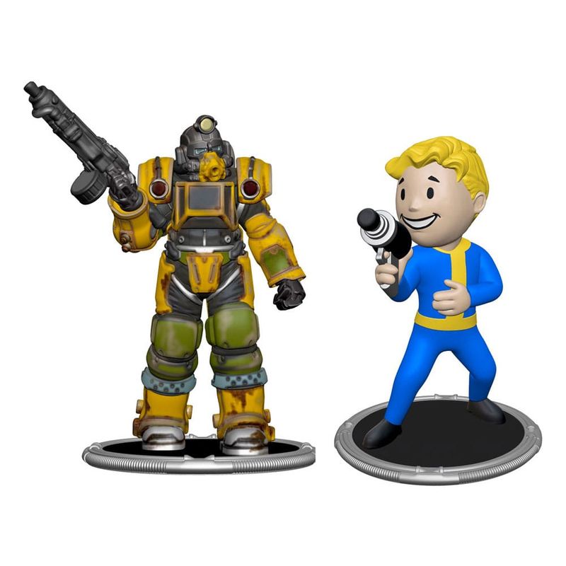 Fallout pack 2 Figurines Set A Excavator & Vault Boy (Gun) 7 cm - Syndicate Collectibles Fallout pack 2 Figurines Set A Excavator & Vault Boy (Gun) 7 cm - Syndicate Collectibles
