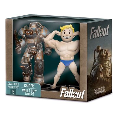 Fallout pack 2 Figurines Set E Raider & Vault Boy (Strong) 7 cm - Syndicate Collectibles