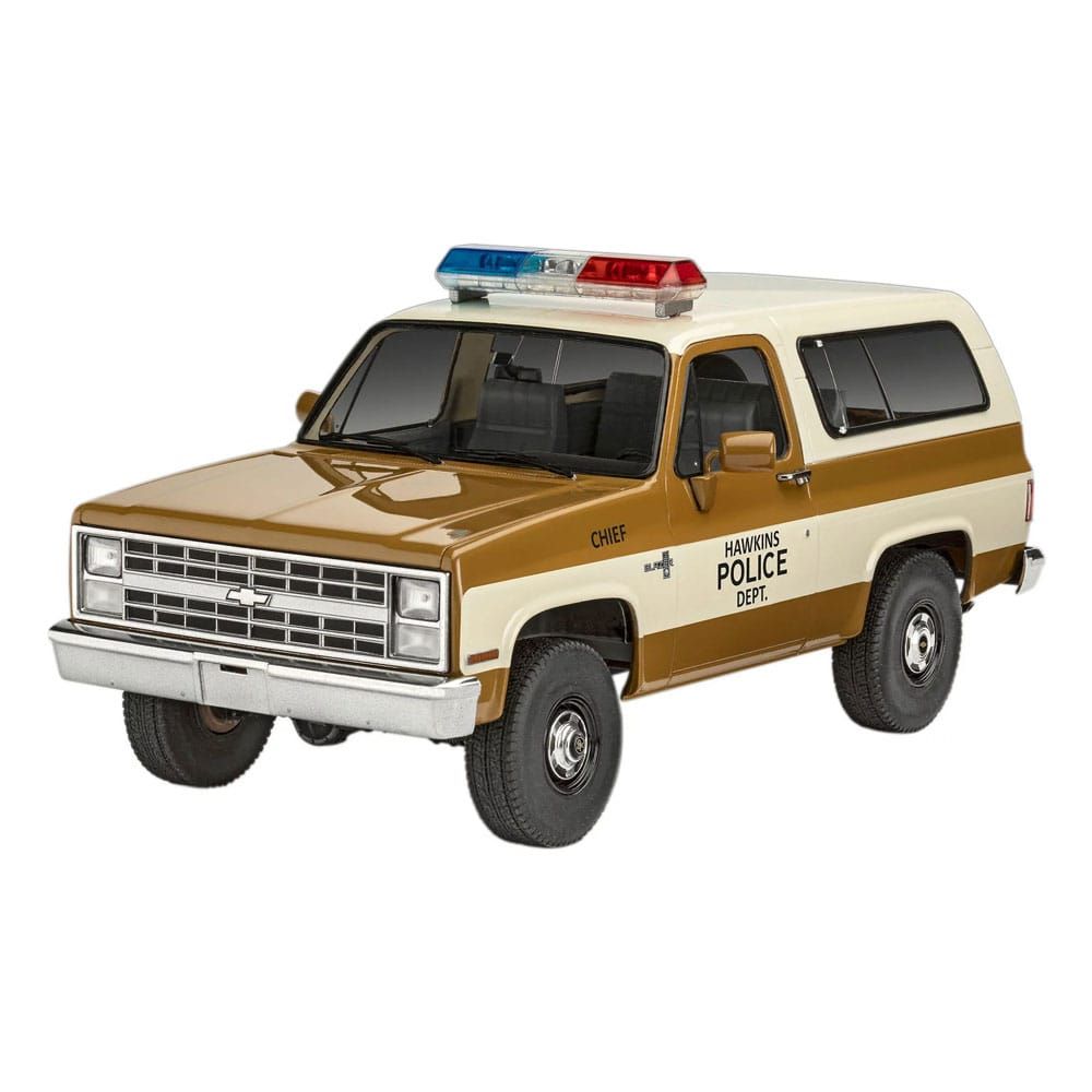 Stranger Things kit complet maquette 1/25 1985 Chevrolet K5 Blazer (Aqua Color) 19 cm - Revell
