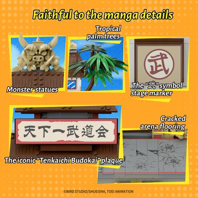 Dragon Ball - Set à Construire 87003 Tenkaichi Budokai 38cm - Pantasy