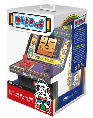 Mini Borne d'Arcade - Micro Player - Dig Dug - My Arcade