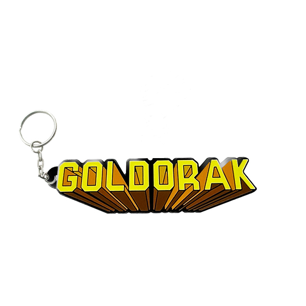 Goldorak - Porte Clé Gomme Logo 8cm - HL Pro Goldorak - Porte Clé Gomme Logo 8cm - HL Pro