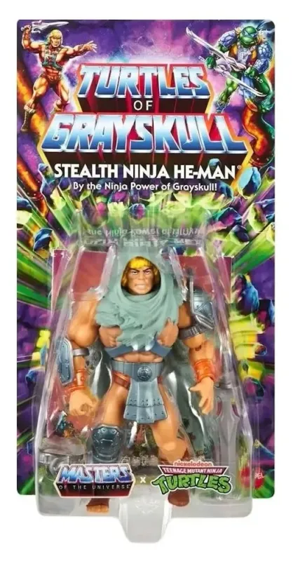 MOTU x TMNT: Turtles of Grayskull Figurine Stealth He-Man 14 cm MOTU x TMNT: Turtles of Grayskull Figurine Stealth He-Man 14 cm