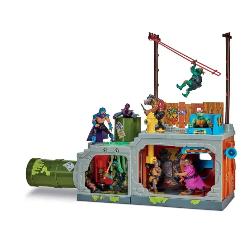 Tortues Ninja - Bâtiment Secret Sewer Lid Playset Mutant Module 30 cm