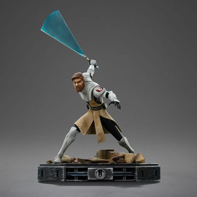 Star Wars : Clone Wars - Statuette Obi-Wan Kenobi - Art Scale 1/10 - Iron Studios