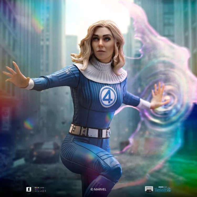 Les Quatre Fantastiques : Premiers Pas - Statue Femme Invisible et Franklin 1/10 - Iron Studios