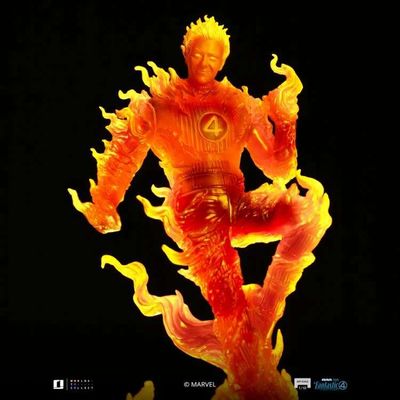 Les Quatre Fantastiques : Premiers Pas - Statue Torche Humaine 1/10 - Iron Studios