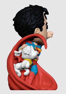 Superman 2025 - Figurine Vinyle Superman & Krypto 13 cm - Youtooz