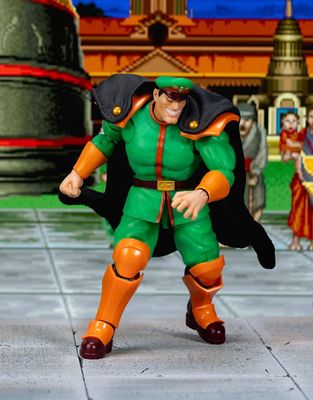 Ultra Street Fighter II: The Final Challengers - Figurine 1/12 M. Bison Deluxe 15 cm - Jada Toys