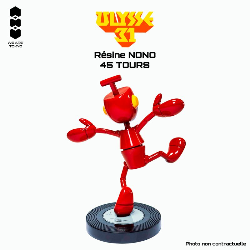 Ulysse 31- Statuette Resine Nono 45tours Resine 15cm - We Are Tokyo