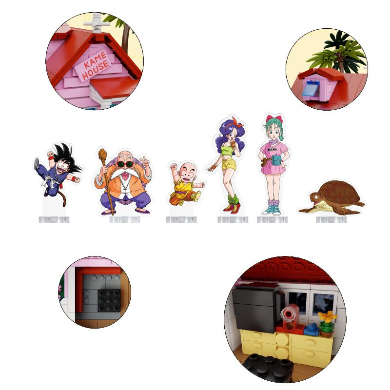 Dragon Ball - Set Ă Construire 87002 Kame House 27cm - Pantasy