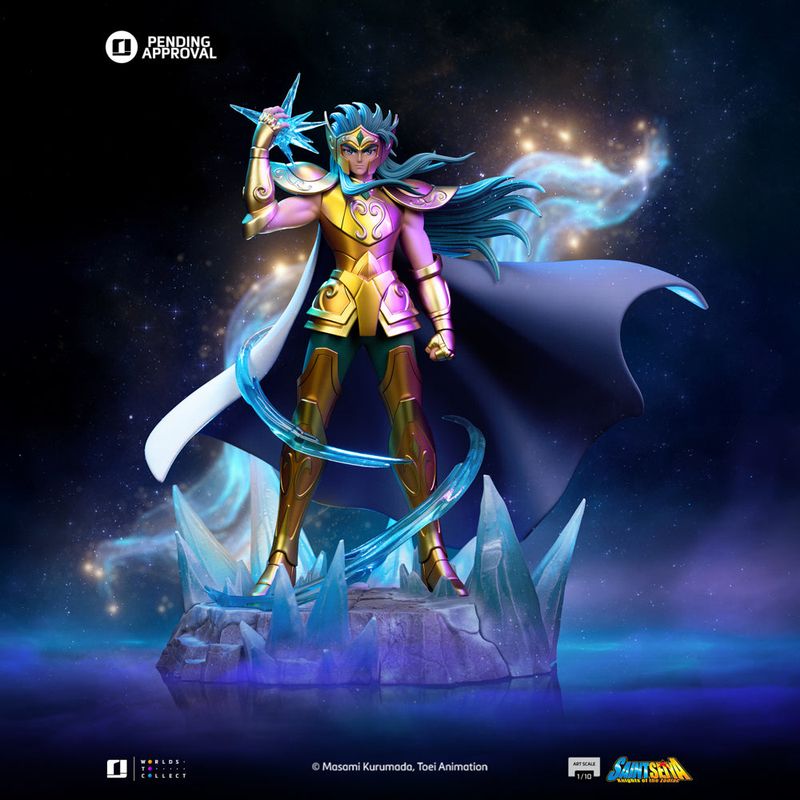 Saint Seiya statuette 1/10 Art Scale Aquarius Camus 28 cm - Iron Studios