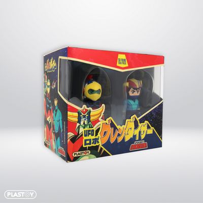 Goldorak - Pack 2 figurines Actarus &amp; Alcor - Plastoy