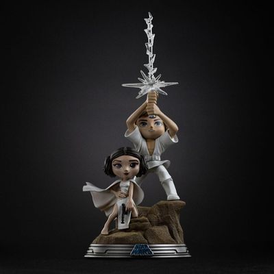 Star Wars - Figurine Mini Co. PVC Luke &amp; Leia 30 cm - Iron Studios