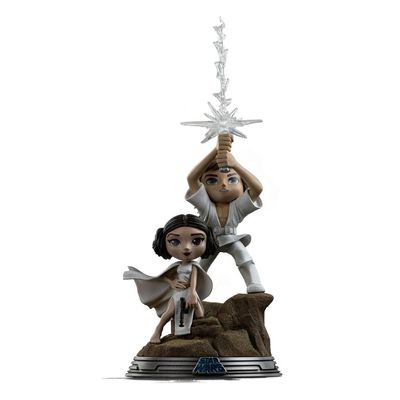 Star Wars - Figurine Mini Co. PVC Luke &amp; Leia 30 cm - Iron Studios