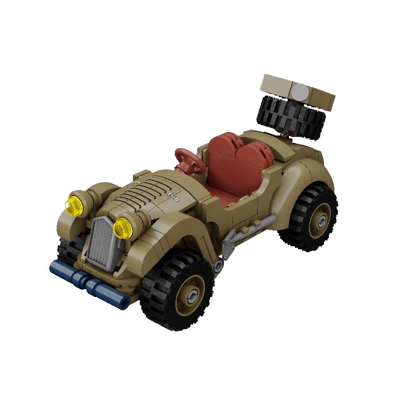 Dragon Ball - Set à Construire 87007 Classic Ride Yamcha Car 15cm - Pantasy