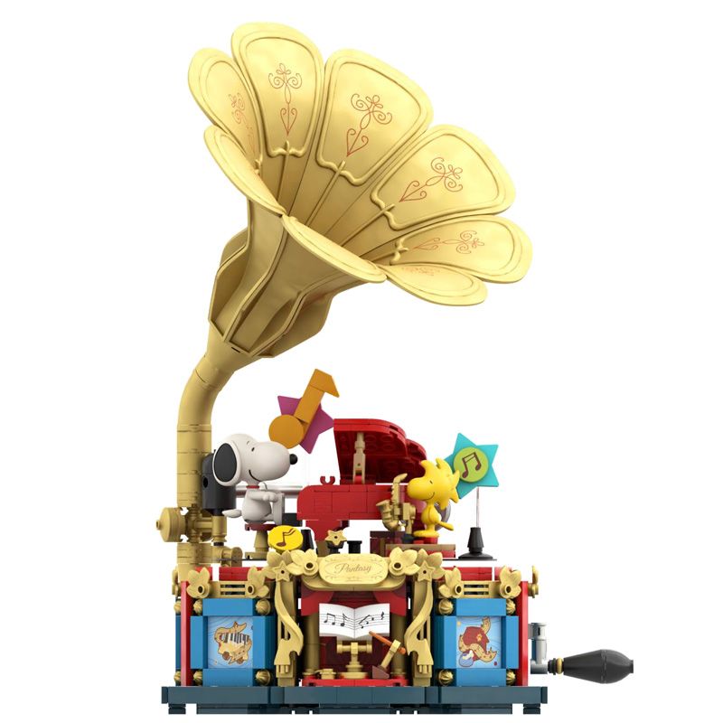 Snoopy - Set à construire Peanuts Phonograph 32 cm - Pantasy