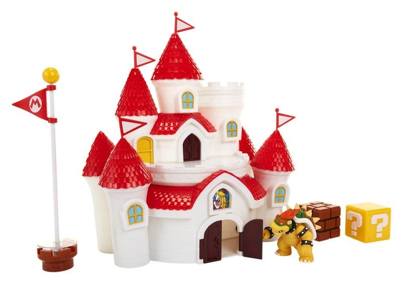 World of Nintendo - Playset du chĂąteau du royaume du champignon - Jakks Pacific
