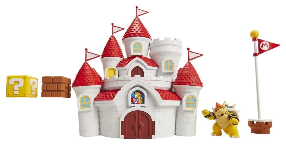 World of Nintendo - Playset du château du royaume du champignon - Jakks Pacific