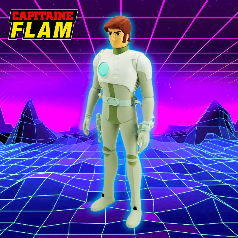 Capitaine Flam - Figurine Curtis Newton 23cm Boite Fr - HL Pro