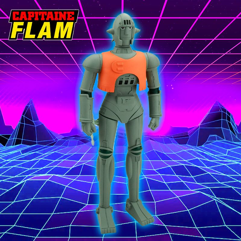 Capitaine Flam - Figurine Crag 25cm Boite Fr - HL Pro