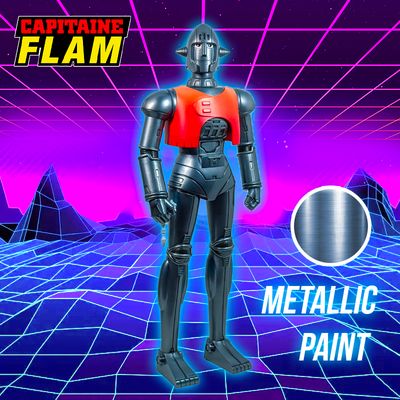 Capitaine Flam - Figurine Crag Metallic Paint Exclu 25cm Boite Fr - HL Pro