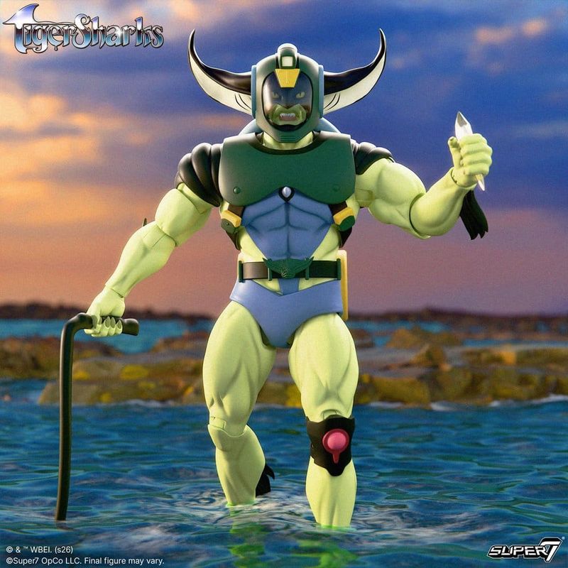 TigerSharks - Figurine Ultimates Wave 01 T-Ray 18 cm - Super7