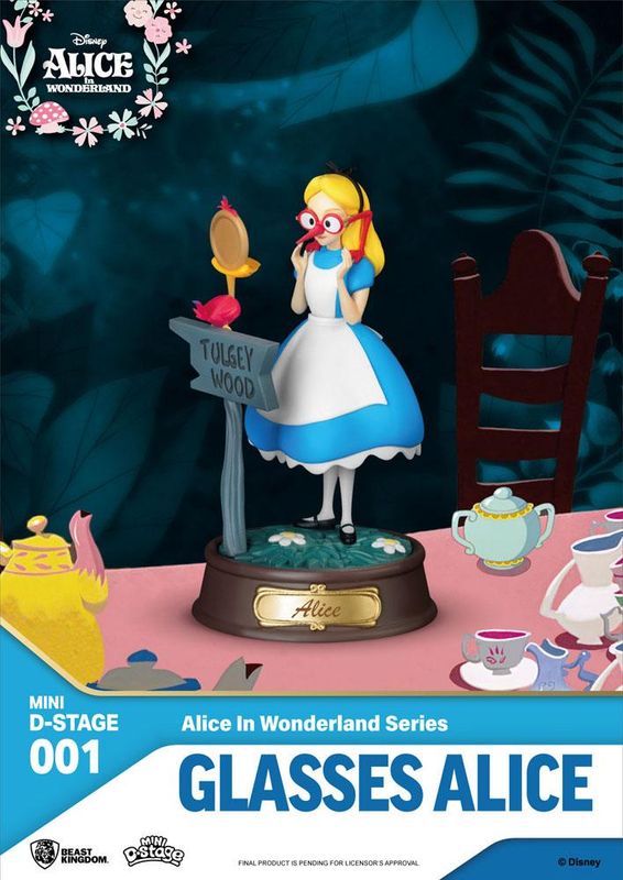 Alice au pays des merveilles - Pack 6 statuettes Mini Diorama Stage 10 cm - Beast Kingdom Toys