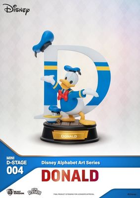 Disney - Pack 6 statuettes Mini Diorama Stage Alphabet Art 10 cm - Beast Kingdom Toys