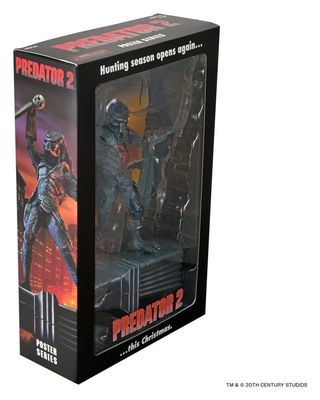 Predator 2 - Figurine City Hunter Poster Series 18 cm - NECA
