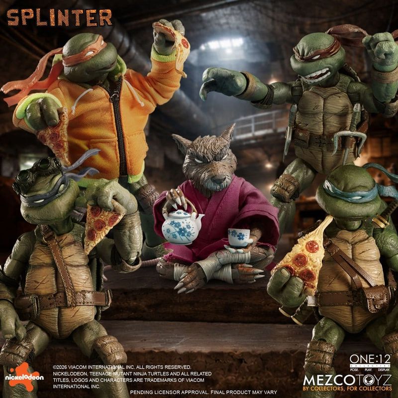 Tortues Ninja One:12 Collective - Figurine 1/12 Splinter 17 cm - Mezco Toys