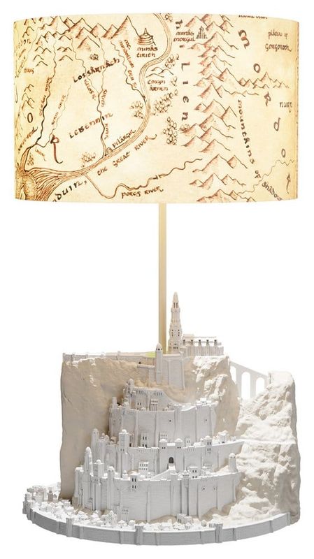 Le Seigneur des Anneaux - Lampe de table avec abat-jour Minas Tirith 34 cm - Grupo Erik