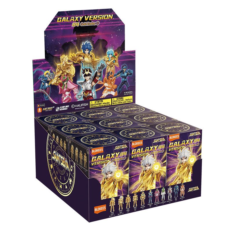 Saint Seiya - Assortiment 9 Boites Mystères Galaxy Version 04 - Blokees