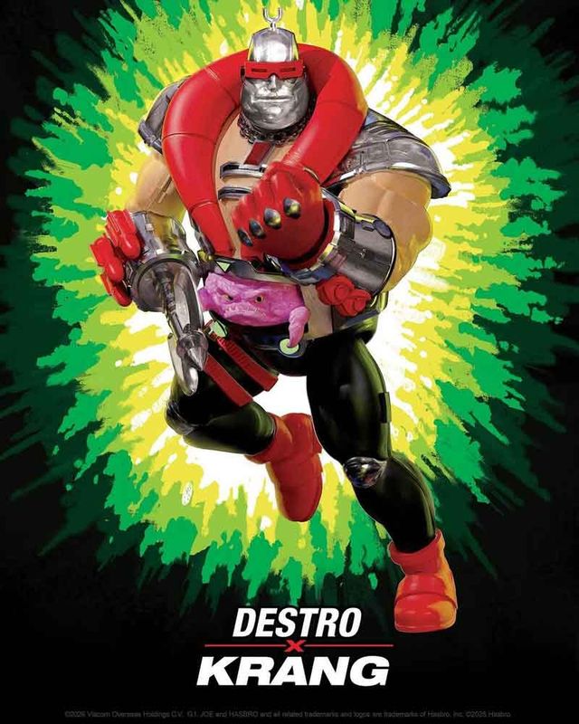 Tortues Ninja x G.I. Joe Crossover Classics - Figurine Krang Droid x Destro 12 cm - Playmates Tortues Ninja x G.I. Joe Crossover Classics - Figurine Krang Droid x Destro 12 cm - Playmates