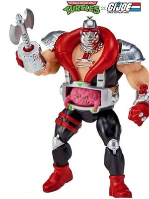Tortues Ninja x G.I. Joe Crossover Classics - Figurine Krang Droid x Destro 12 cm - Playmates