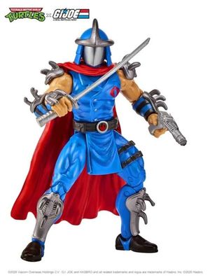 Tortues Ninja x G.I. Joe Crossover Classics - Figurine Shredder x Cobra Commander 12 cm - Playmates