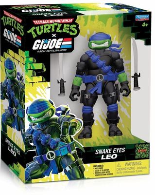 Tortues Ninja x G.I. Joe Crossover Classics - Figurine Leonardo x Snake Eyes 12 cm - Playmates Tortues Ninja x G.I. Joe Crossover Classics - Figurine Leonardo x Snake Eyes 12 cm - Playmates