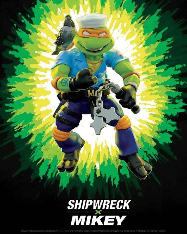 Tortues Ninja x G.I. Joe Crossover Classics - Figurine Michelangelo x Shipwreck 12 cm - Playmates Tortues Ninja x G.I. Joe Crossover Classics - Figurine Michelangelo x Shipwreck 12 cm - Playmates